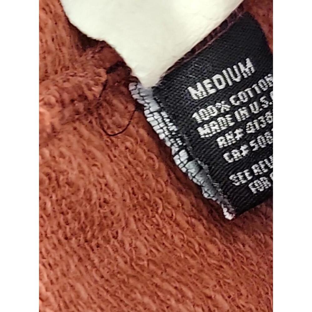 Salvage ~ Full-Zip Y2K Red Graphic Print Rare Vintage Size M Sweater #C - Picture 10 of 11